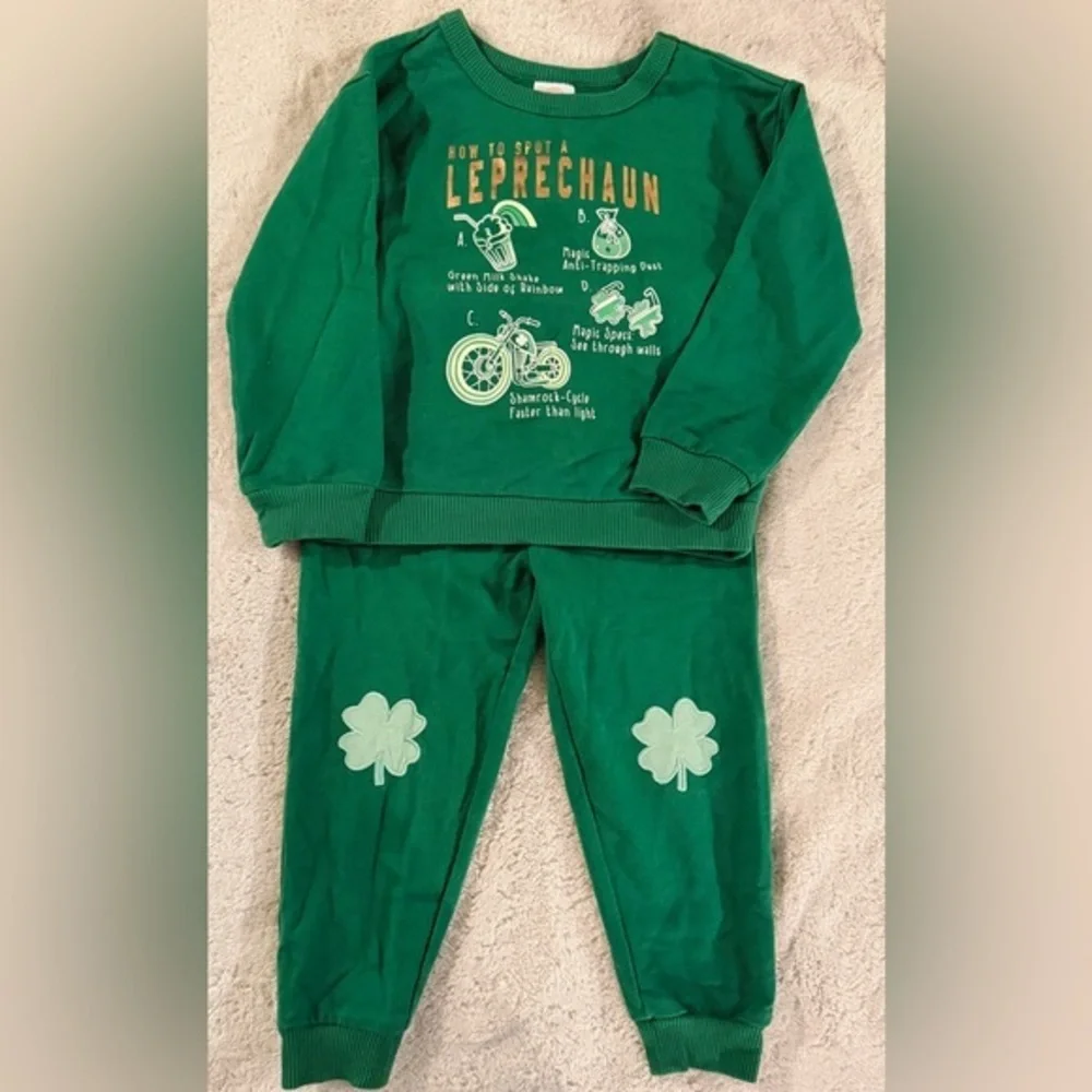 Green Leprechaun Graphic Set
